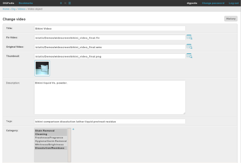 Django admin with grappelli skin